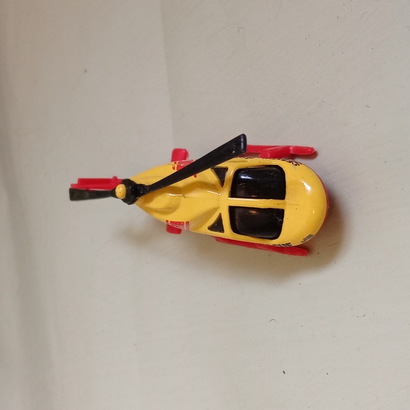 Kids Hot Wheels vintage Mattel Inc 1989 Search + Rescue Unit 4 helicopter 🚁 - Picture 8 of 10